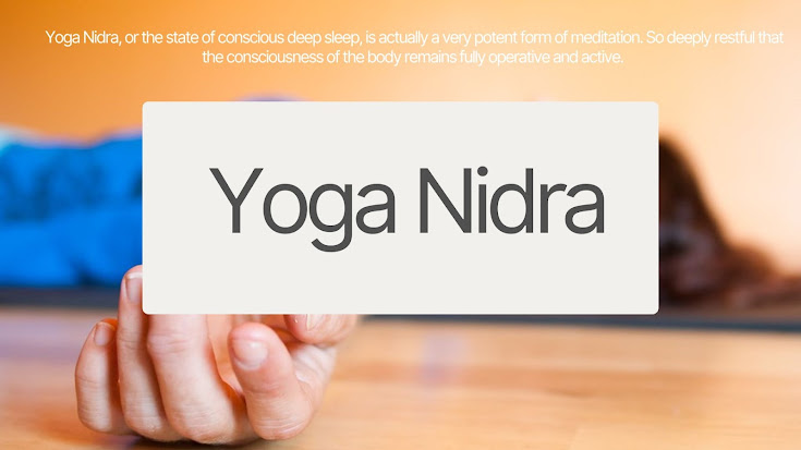 A close-up of a hand during Yoga Nidra meditation for relaxation and mindfulness.
